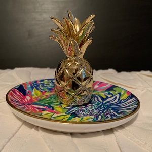 Lilly Pulitzer Pineapple Ring Dish